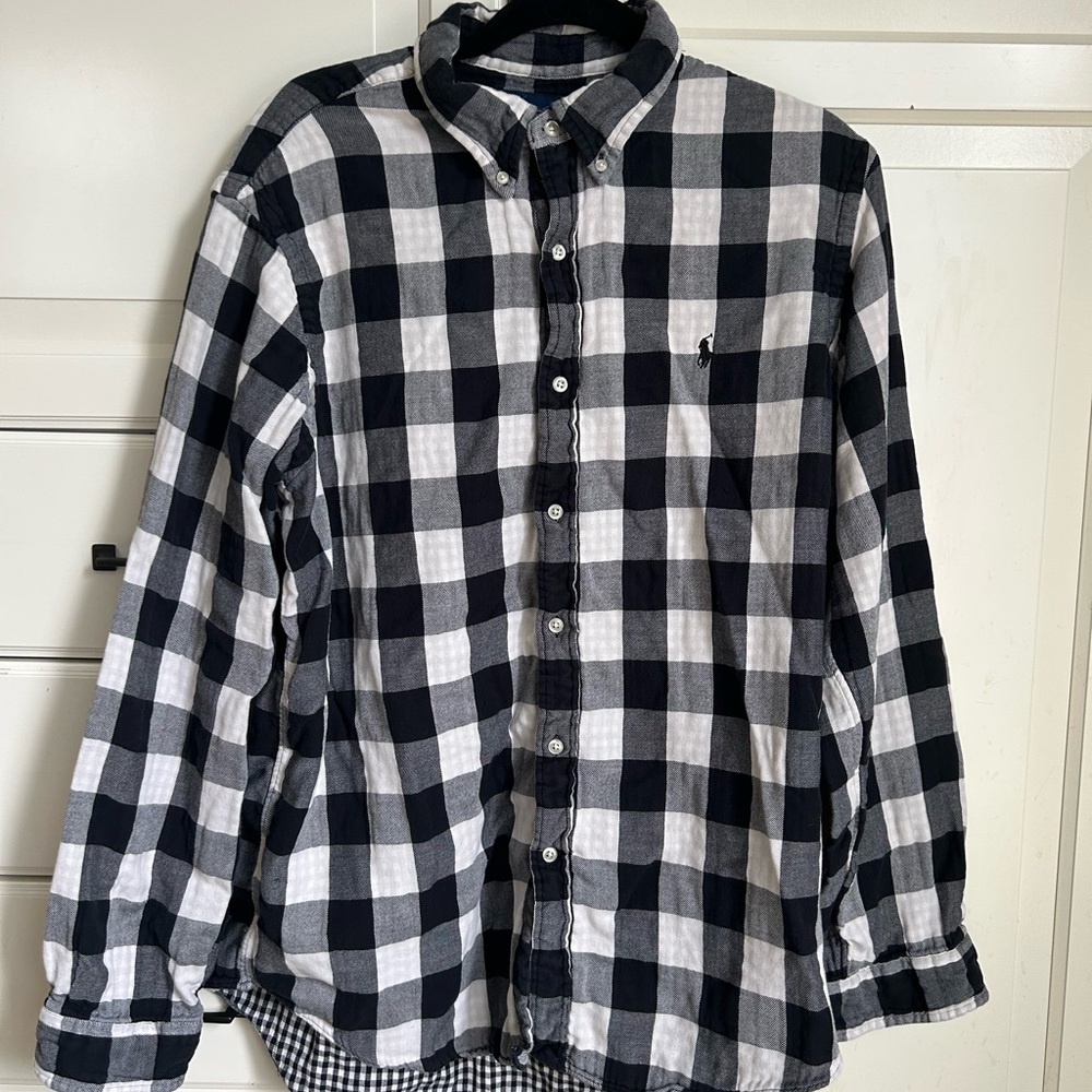 Ralph Lauren Men’s XL checkered shirt.